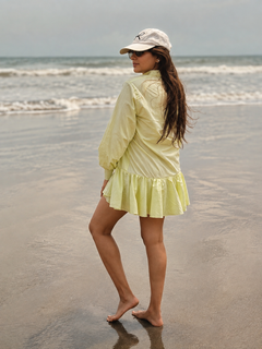 The Paper Petal Dress back yoke pleat detail - Roo Roo